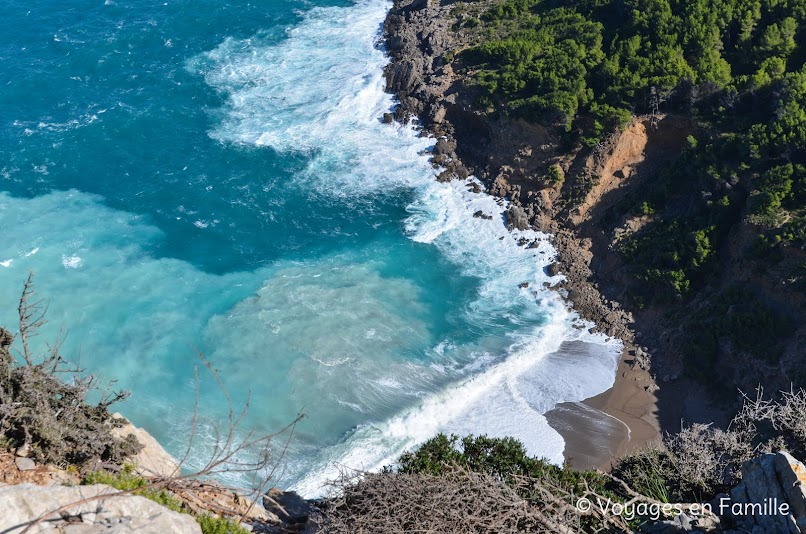 talaia alcudia, descente coll baix, plage