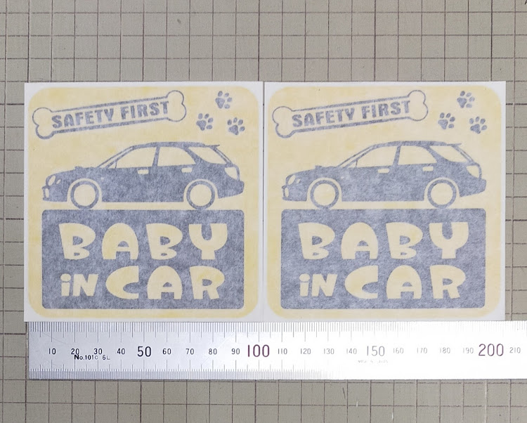インプレッサ WRX STIのデカール工房HIDE・DSH デカール工房 HIDE・レプリカデカール・ステッカー自作に関するカスタム事例の投稿画像1枚目