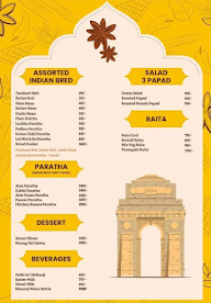 Dilse Delhi menu 1