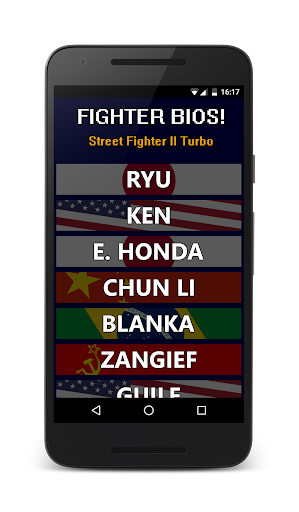 Fighter Bios: Street Fighter 2