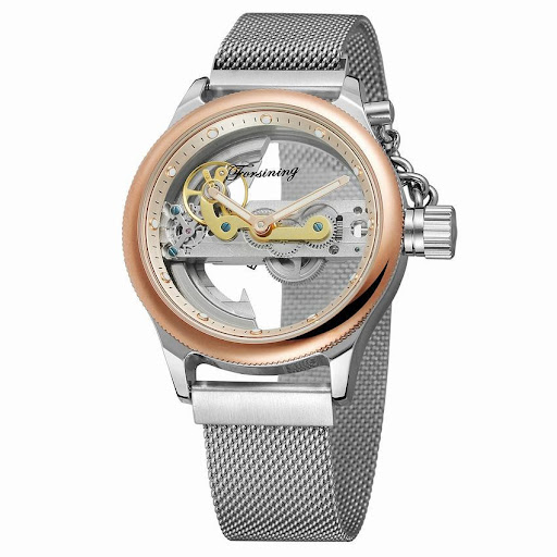 Title 4, Fashion Leisure Waterproof Mesh Belt Tourbillon...