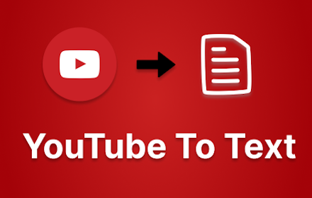 YouTube To Text small promo image