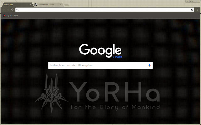 Nier:Automata YoRHa Theme chrome extension