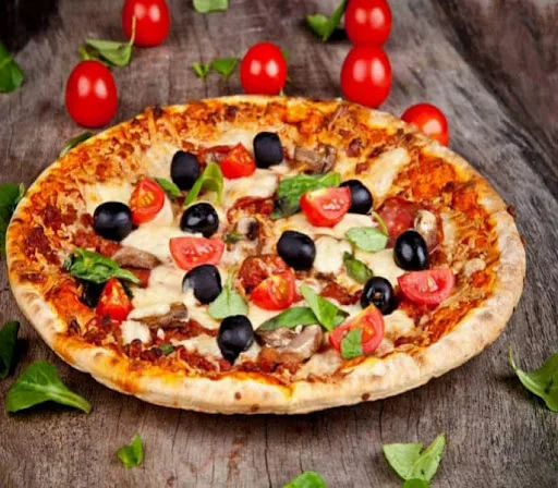 Classic Spicy Chicken Capsicum Pizza