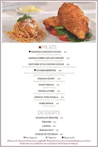 Cafe Manor - Jaypee Residency Manor menu 1