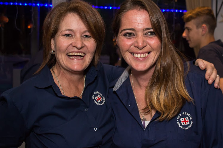 Sara Jane Smith, right, who has become the National Sea Rescue Institute’s only female station commander, with Yvette Martiz, deputy station commander at Station 21 in St Francis Bay