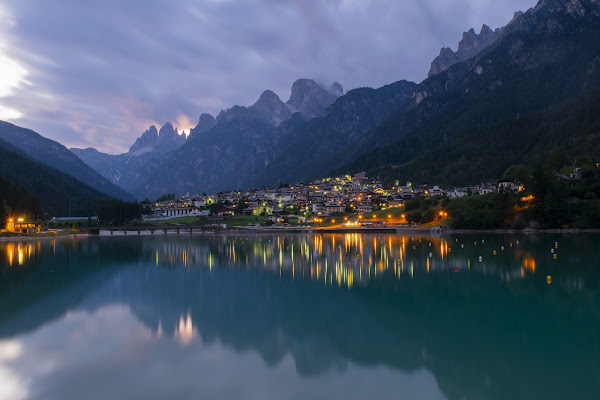 Tramonto ad Auronzo di Cadore di utente cancellato