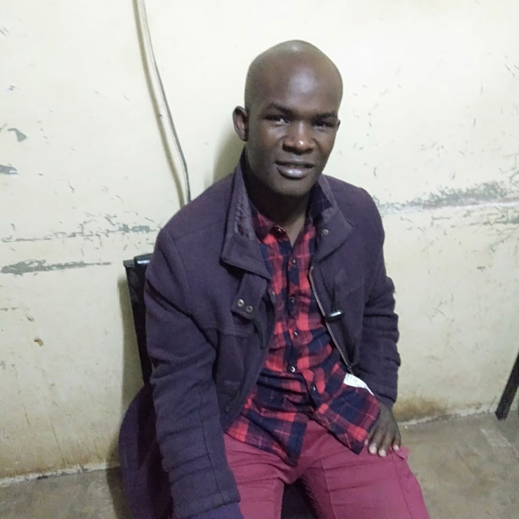 Defilement convict Henry Atwong'o Opati in a Kibera court on Friday, January 21