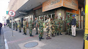 FILE PHOTO: MK Veterans at Occupy Luthuli March. 