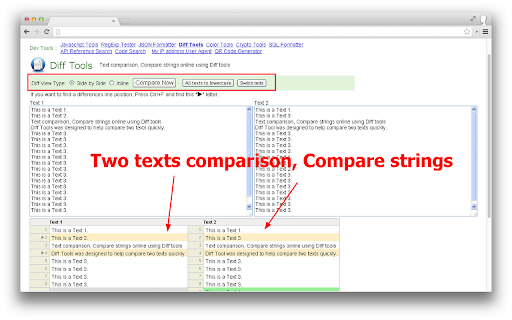 Diff Tools (Text, PDF, DOC, ODT.. Compare)