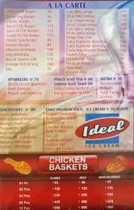 Hot Chix menu 1