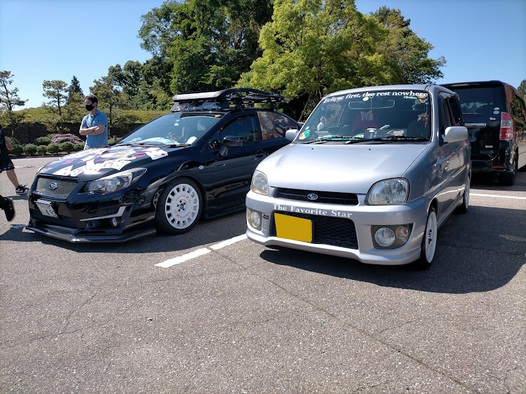 プレオの20CCM 2022・20CCM・日本自動車博物館・友人の車と並べた・デコトラに関するカスタム事例の投稿画像12枚目
