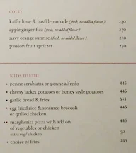 Beyond Designs Bistro menu 3