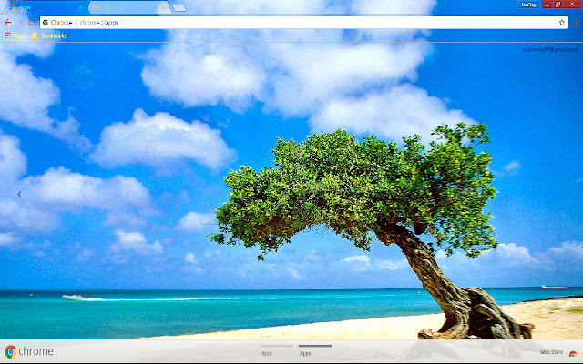 Aruba Beach Cloud chrome extension