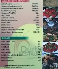 Durbar Restaurant menu 6