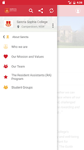 Sancta Sophia College App - náhled