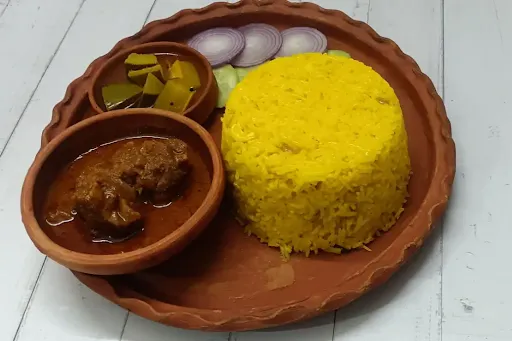 Mutton Kosha With Pulao