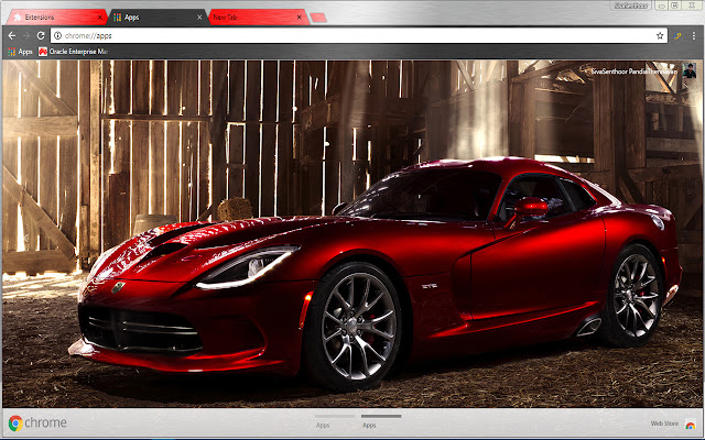 Dodge Viper Muscles America -Super Racing Car chrome extension