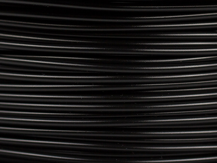 Black MH Build Series PLA Filament - Cardboard Spool - 1.75mm (1kg)