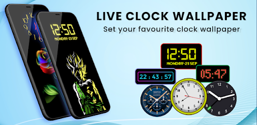 Live Clock wallpaper app