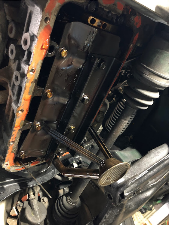 プレオ RSのヘッドガスケット交換・オイルパン外し・エンジン内清掃・EN07X・灯油プールに関するカスタム事例の投稿画像4枚目