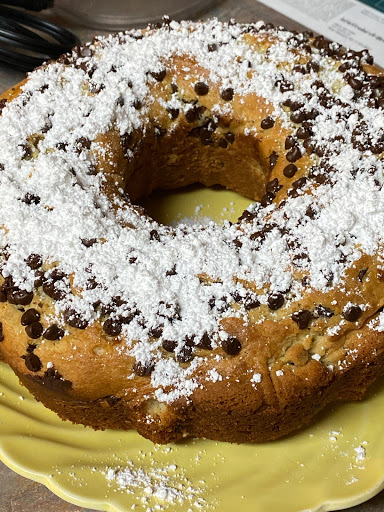 Super moist chocolate chip cake