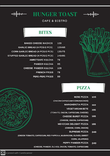 Hunger Time Cafe menu 