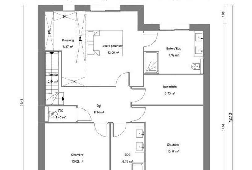  Vente Terrain + Maison - Terrain : 497m² - Maison : 160m² à Bry-sur-Marne (94360) 