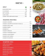 Yashika Chinese Food menu 2