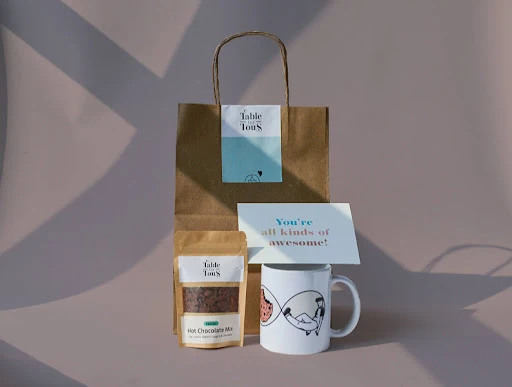 Hot Chocolate Weather Gift Bag