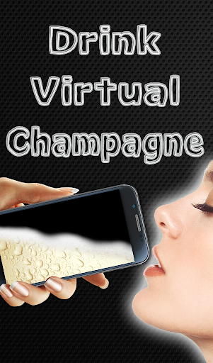 Drink virtual champagne