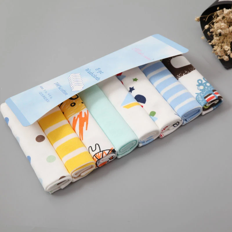Title 5, Newborn Cotton Gauze Saliva Towel 8 Packs, soft...