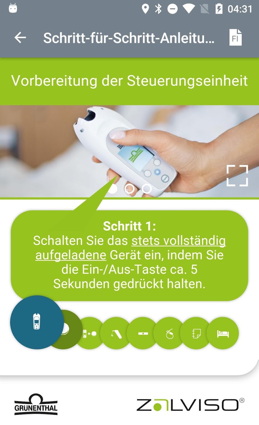 Zalviso-Service-App Screen 2