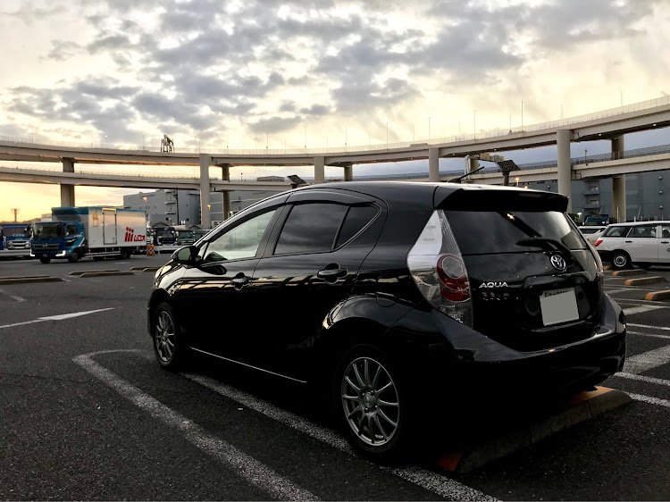 アクアの首都高・大黒PA・都心環状線・C1外回り・パシフィコ横浜に関するカスタム事例の投稿画像1枚目
