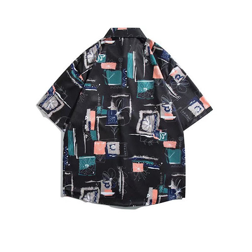 Title 5, Mens Beach Hawaiian Shirts Youth Trendy Casual...