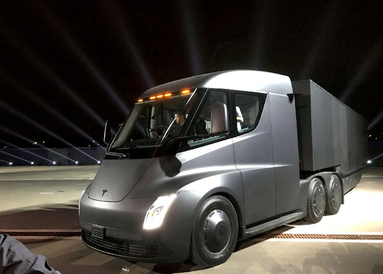 Tesla's electric semi truck is unveiled during a presentation in Hawthorne, California, U.S., November 16, 2017. File photo: REUTERS/Alexandria Sage