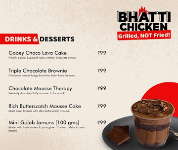 Bhatti Chicken Wings menu 