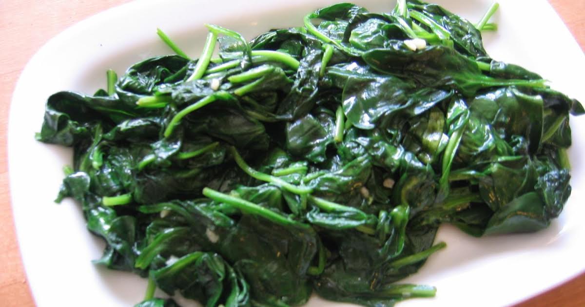 Sauteed Spinach 4 | Just A Pinch Recipes