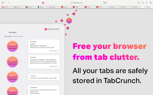 TabCrunch - AI Tab Manager