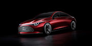 The sleek and efficient electric CLA concept. 