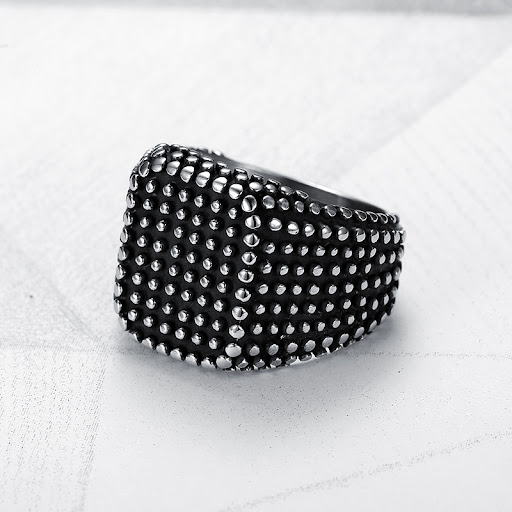 Title 5, Mens Fashion Personality Retro Black Square He...