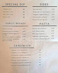 Archies Cafe menu 5