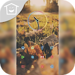 Cover Image of Herunterladen Theme autumn leaves on the gra 2.0 APK