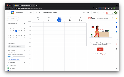 Envoy for Google Calendar