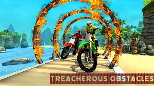 Screenshot Beach Racing- Stunt Bike Race