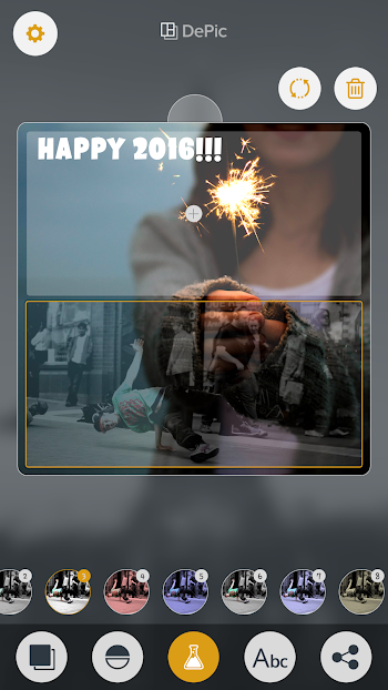  DePic PRO: Transparent Collage- screenshot 