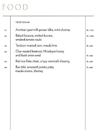 Juniper Bar menu 1