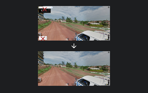 Google Maps Hider