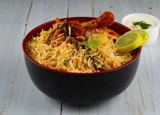 Chicken Biryani [Handi] With Coke [250 Ml]