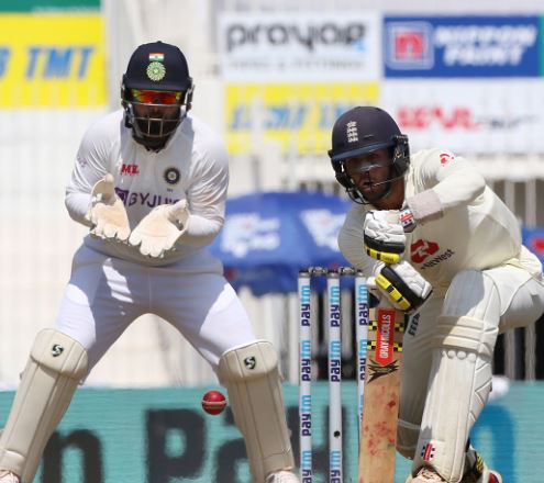 Wicketkeeper-batsman Ben Foakes top scored for England with a fighting 42 not out.